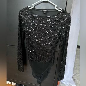 Express- sequin bodysuit